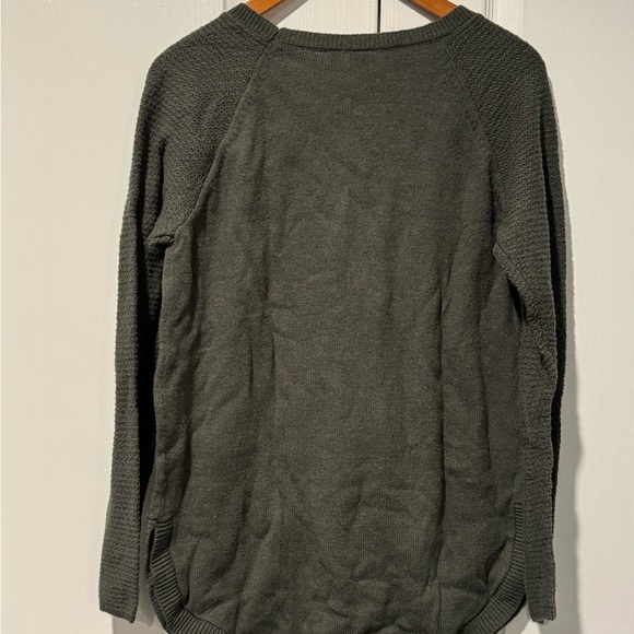 NWT Gap Sz L olive green tunic length sweater - Picture 2 of 5
